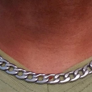 Stainless Steel Chain Necklaces Curb Chain 9mm