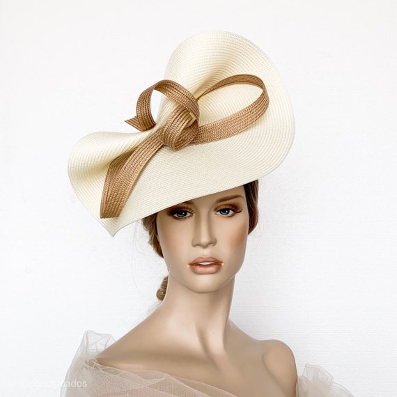 beige derby hat