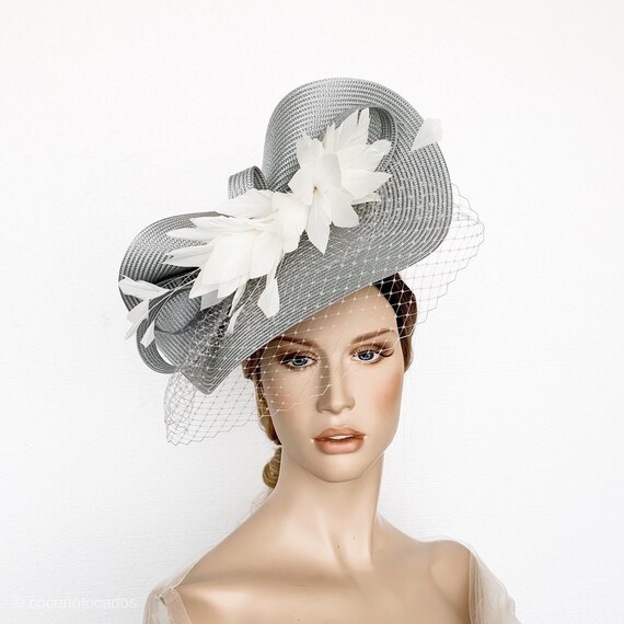 grey ascot hat