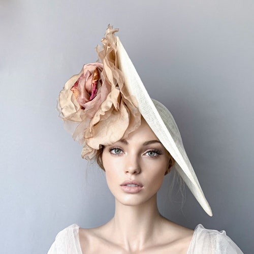 Kentucky Derby Hat Rose Gold Derby Hat Royal Ascot Hat for Etsy
