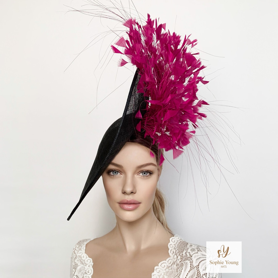 Drivers Philip Treacy Hat Hire Ireland Black Fascinator Hat