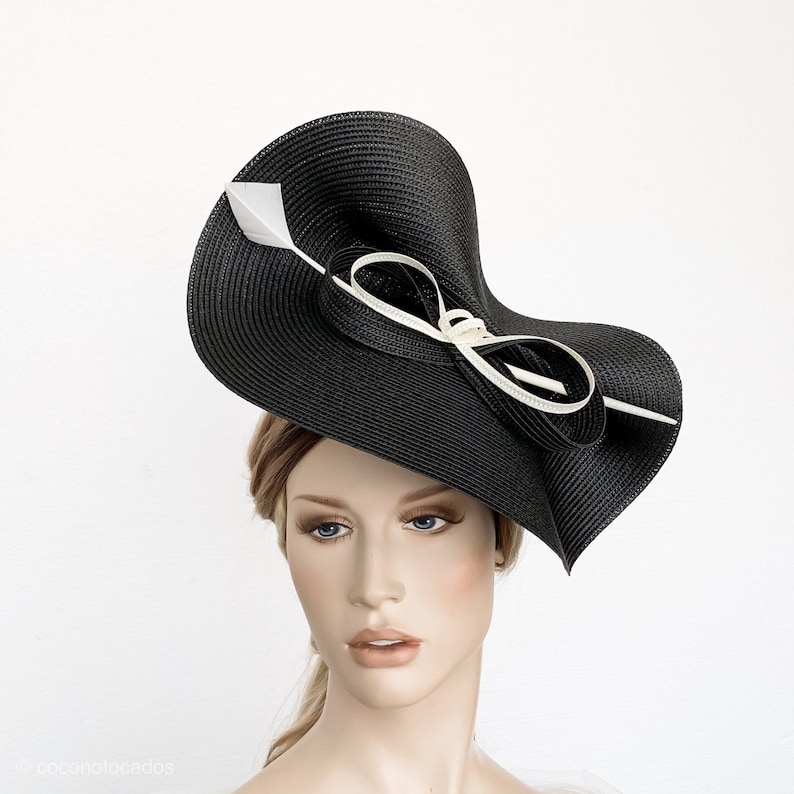 white ascot hat