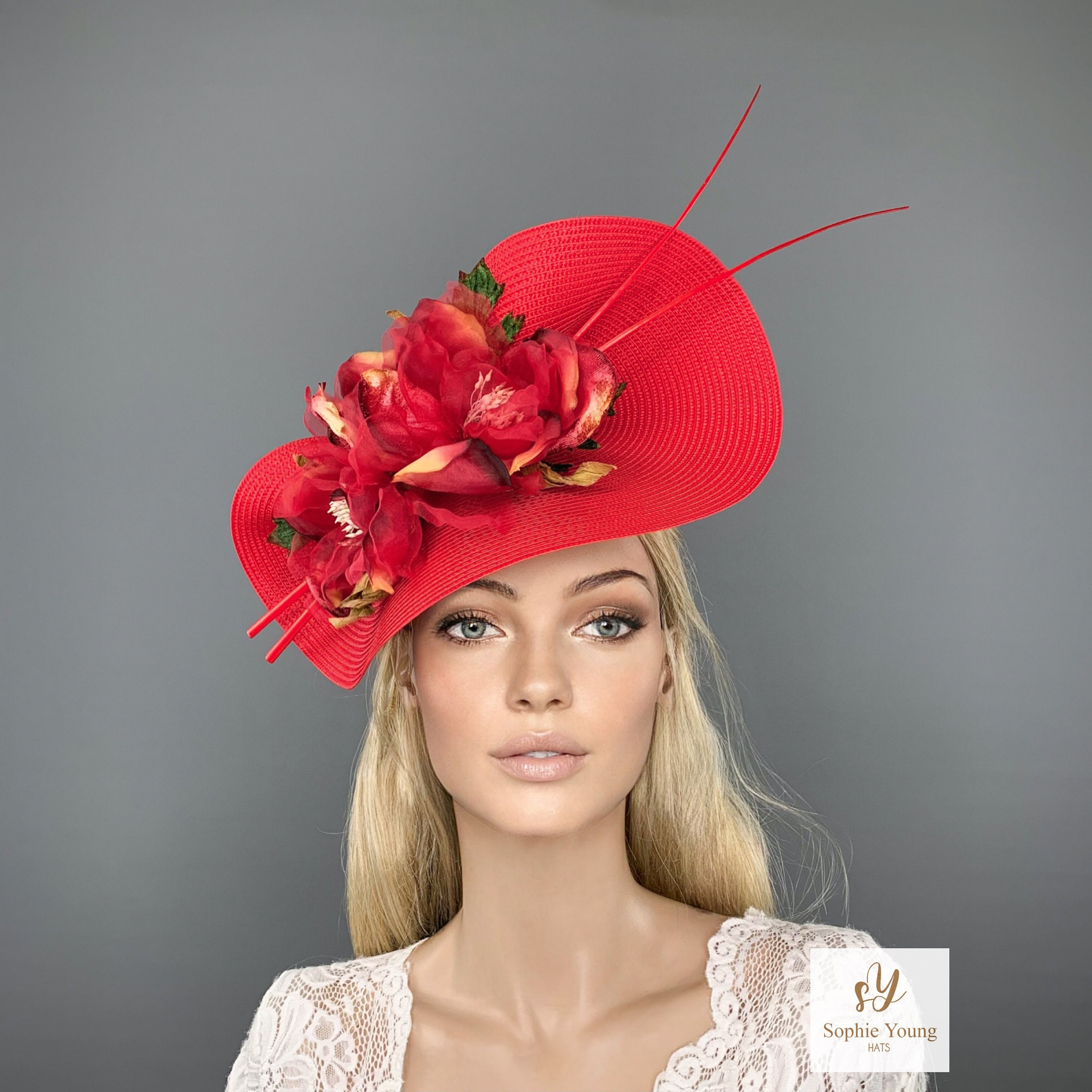 Elegant red hats clearance