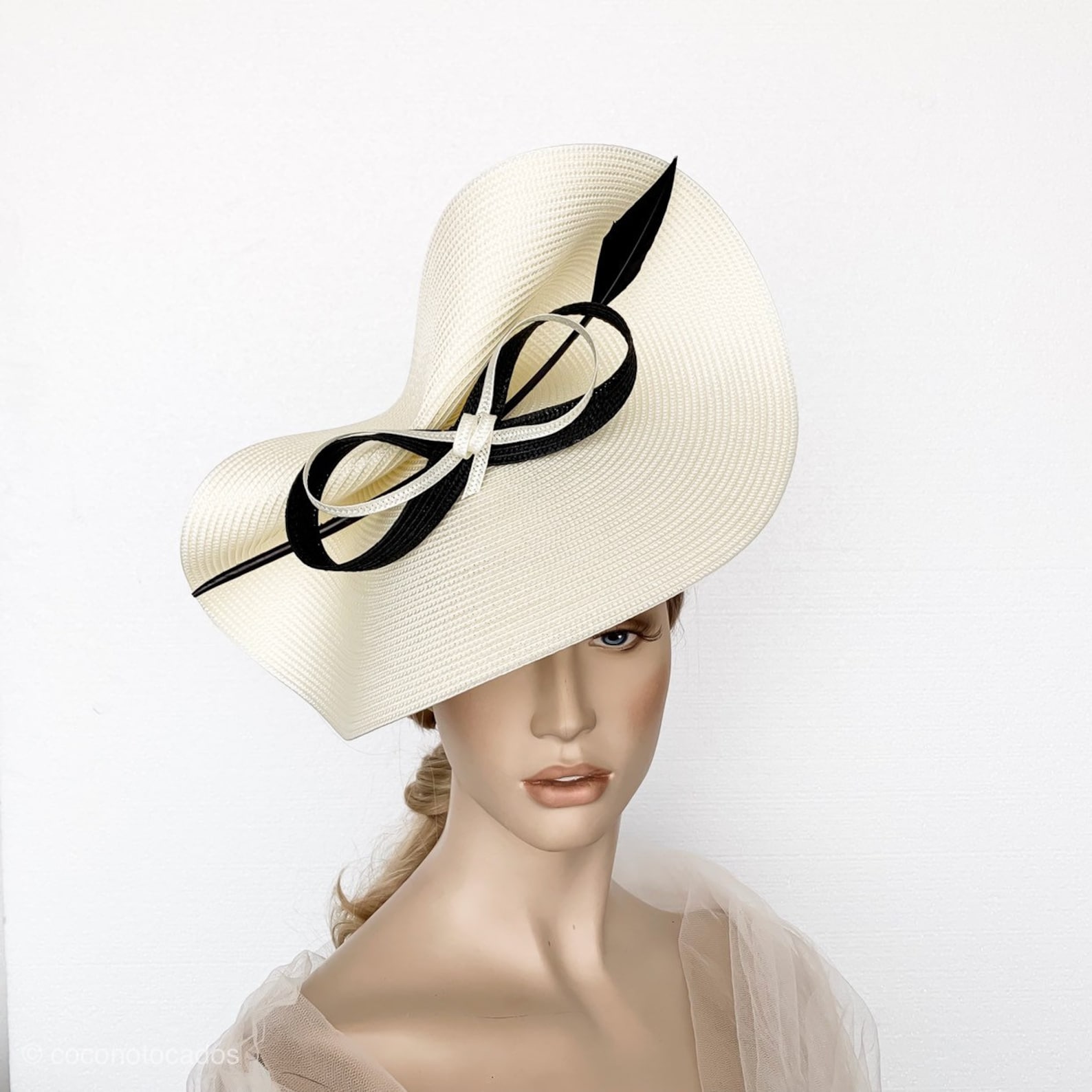 Kentucky derby hat white Ivory derby hat ivory royal ascot Etsy