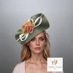 green dress hat Womens Sage Hats hoco24