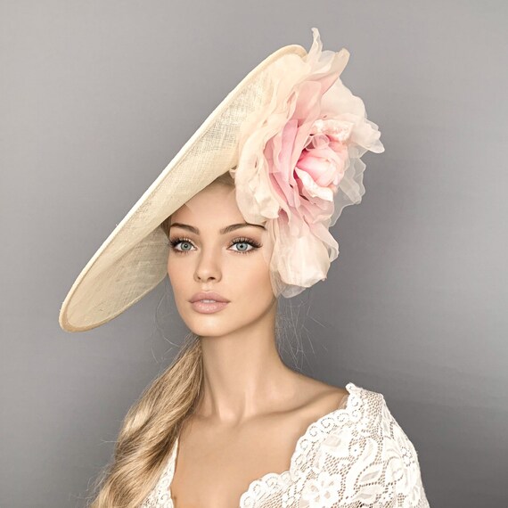 Kentucky Derby Hat Cream Derby Hat 