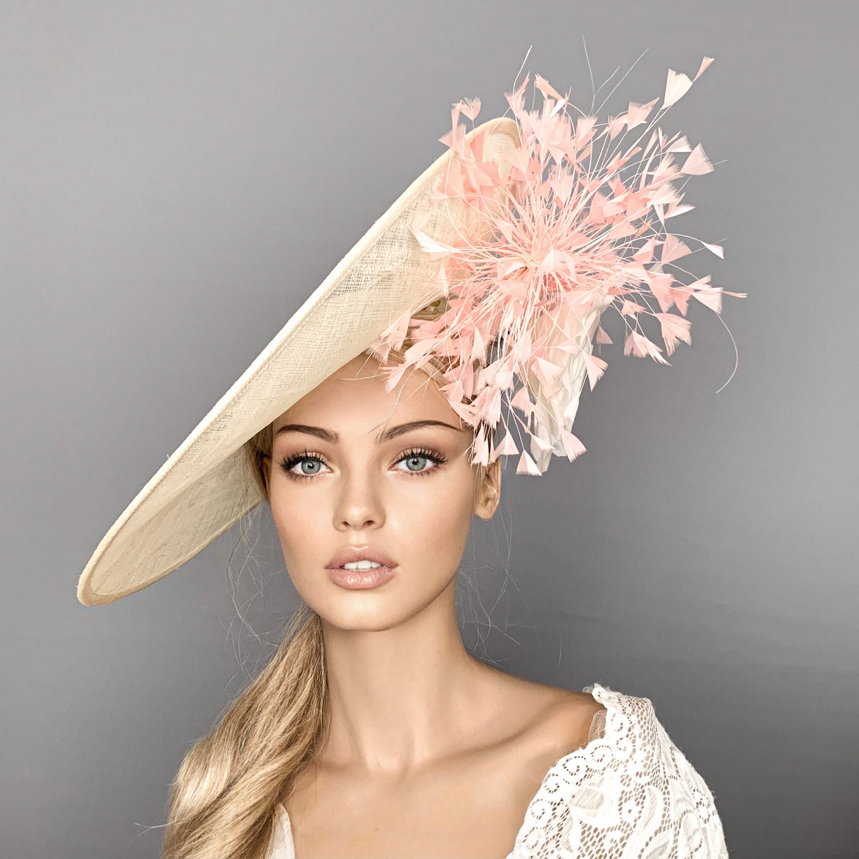 Kentucky Derby Hat White Ivory Derby 