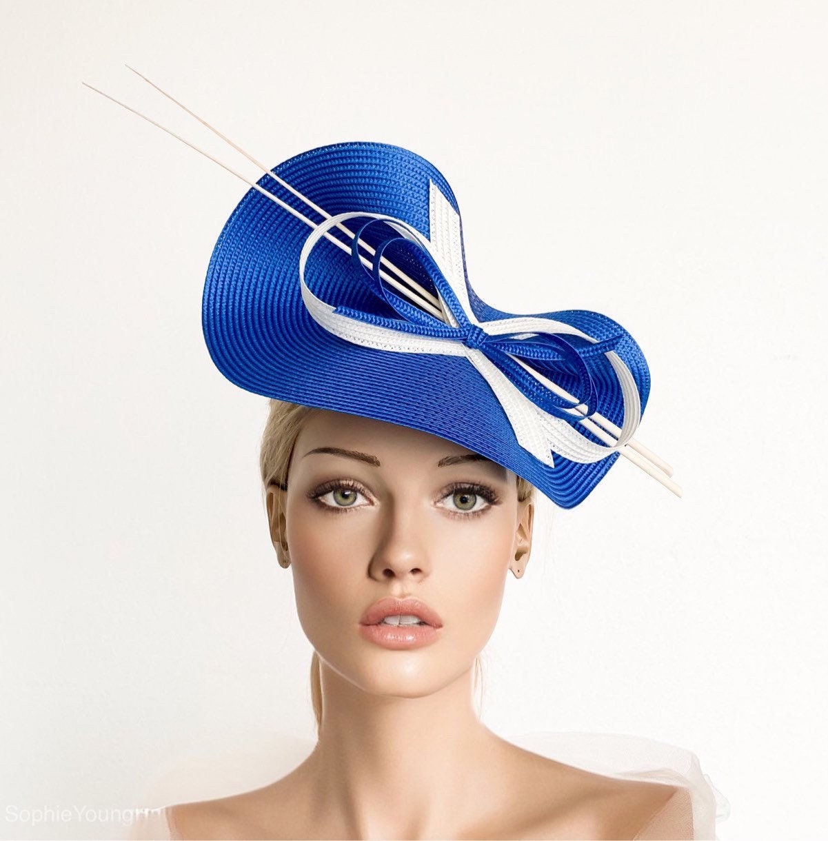 Royal Blue Fascinators Hats Weddings  Millinery Hats Weddings - Wedding  Hats 100% - Aliexpress