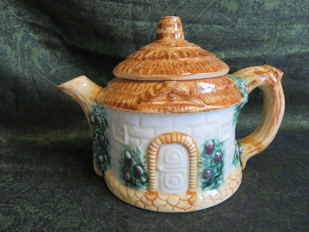 Vintage Cottage Teapot English Cottage Tea Pot From the Etsy