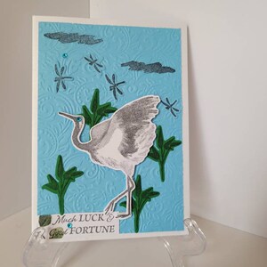 Handmade Much Luck and Good Fortune Card with Envelope