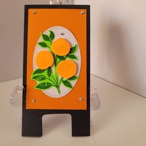 Handmade Friendship Card with Envelope, Peaches, Friend,