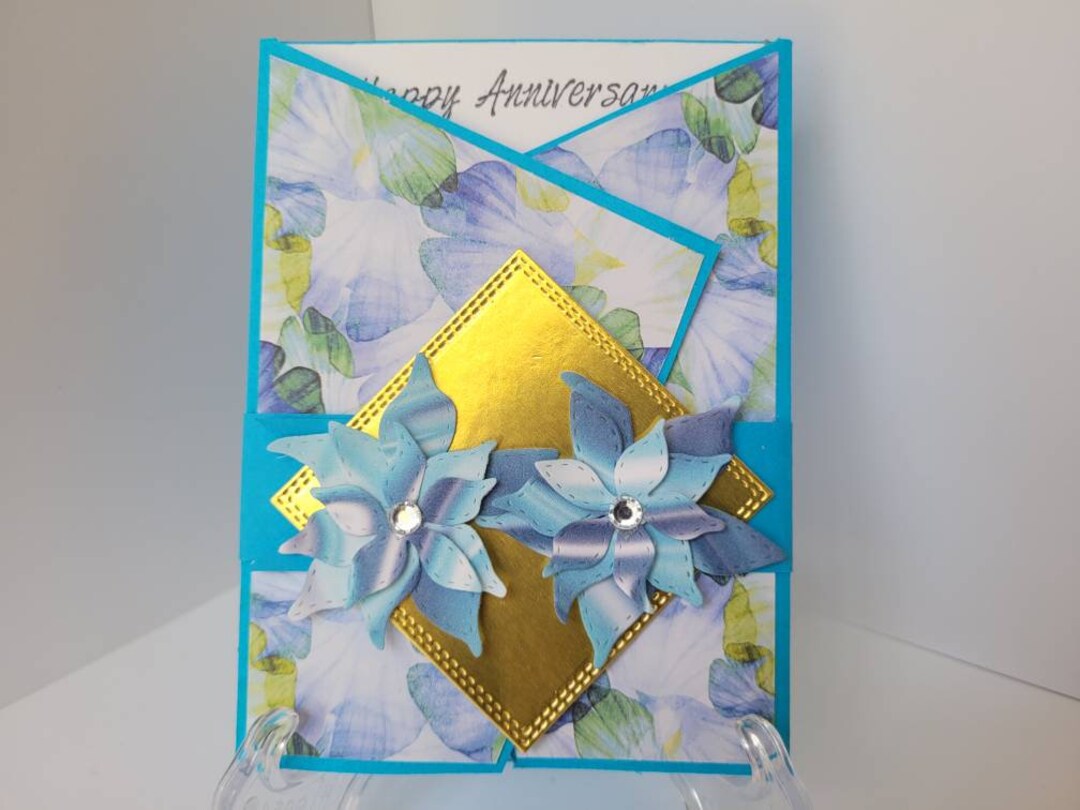 Handmade Happy Anniversary Card / Card With Envelope / Anniversary Card ...