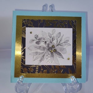 Handmade Blank Card, with Envelope, Bouquet Flower Card,