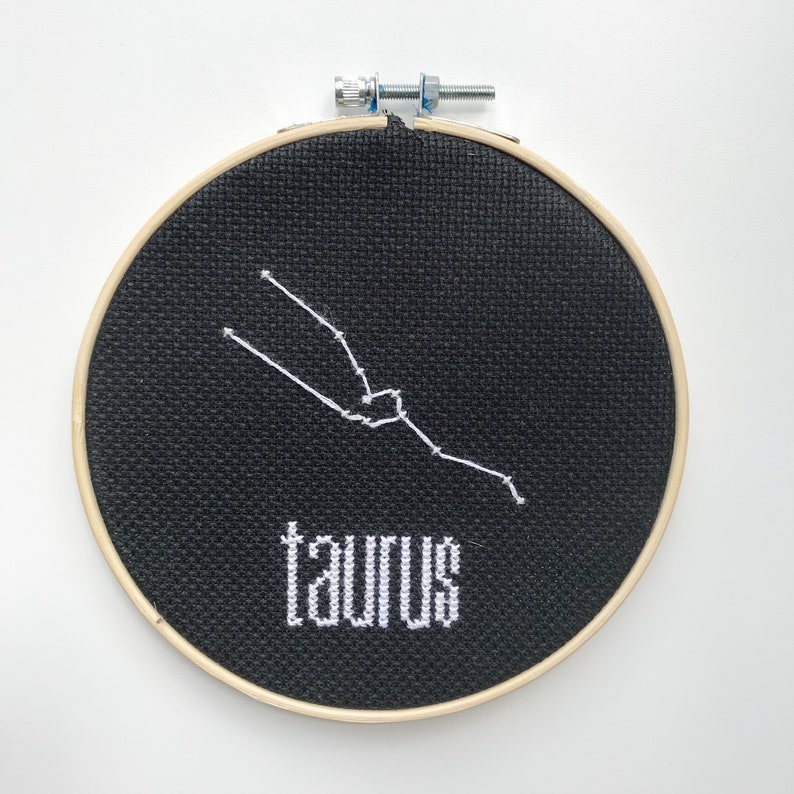 Custom Zodiac Constellation Embroidery