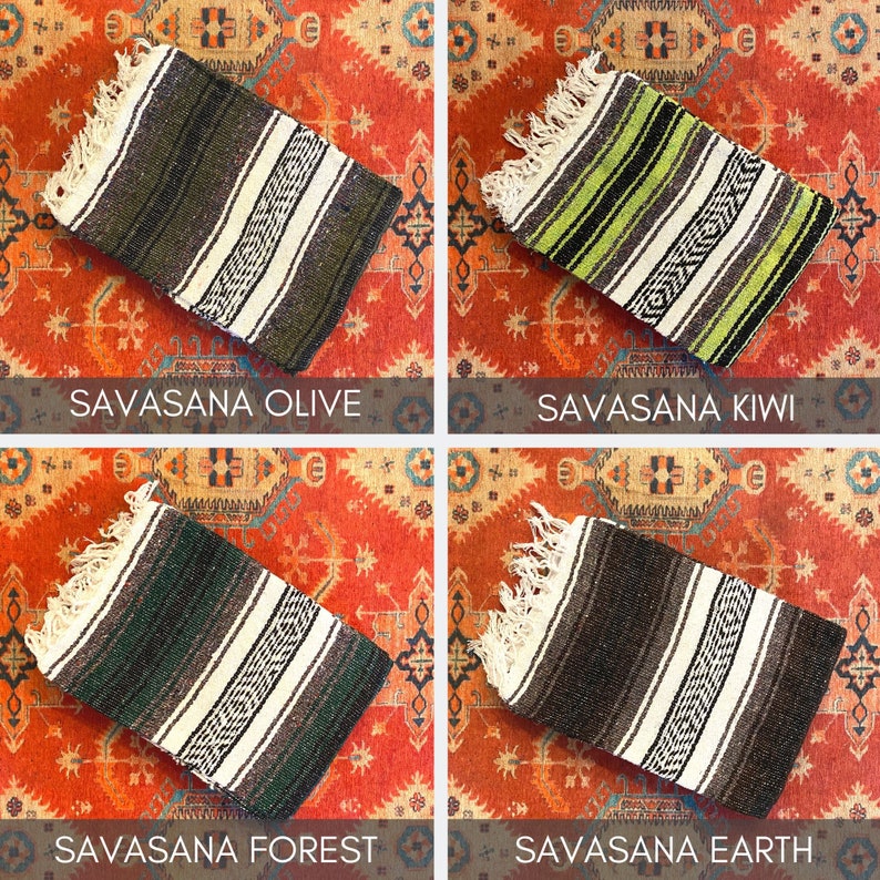 Yoga Blankets Mexican Yoga Blanket Mexican Blanket Yoga Etsy