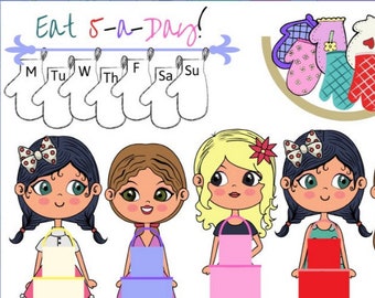 Fruit and Vegetable Children's Chart