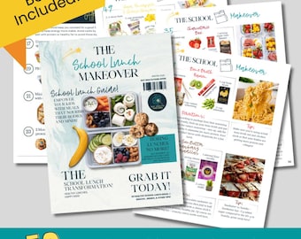 RÉSERVER | Plus de 50 recettes faciles de repas scolaires pour les enfants