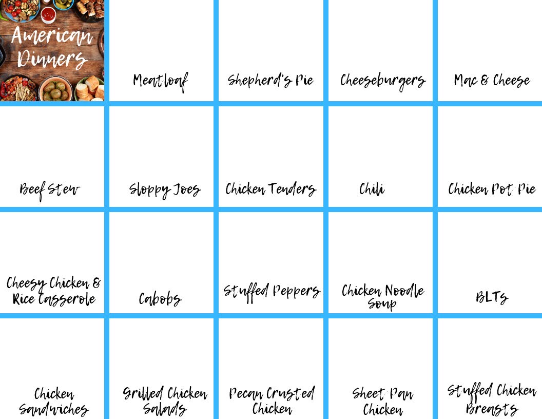 Weekly Meal Planner - Instant Digital Download - Etsy