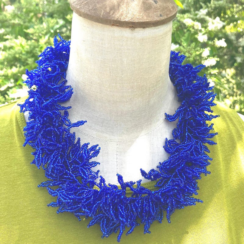 Choker Fringe Necklace - Etsy UK