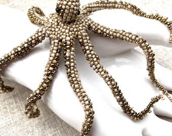 Kraken Brosche: Kraken Meeresgeschöpf Kunst zum Tragen