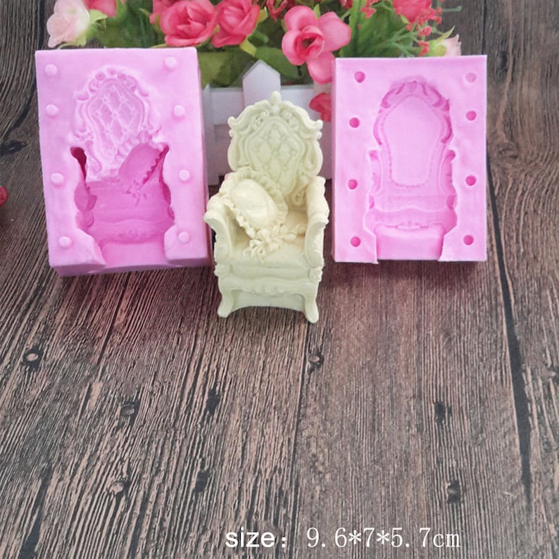 Silicone Mold 3d Soap Molds Candle Mold Retro Style Sofa Etsy