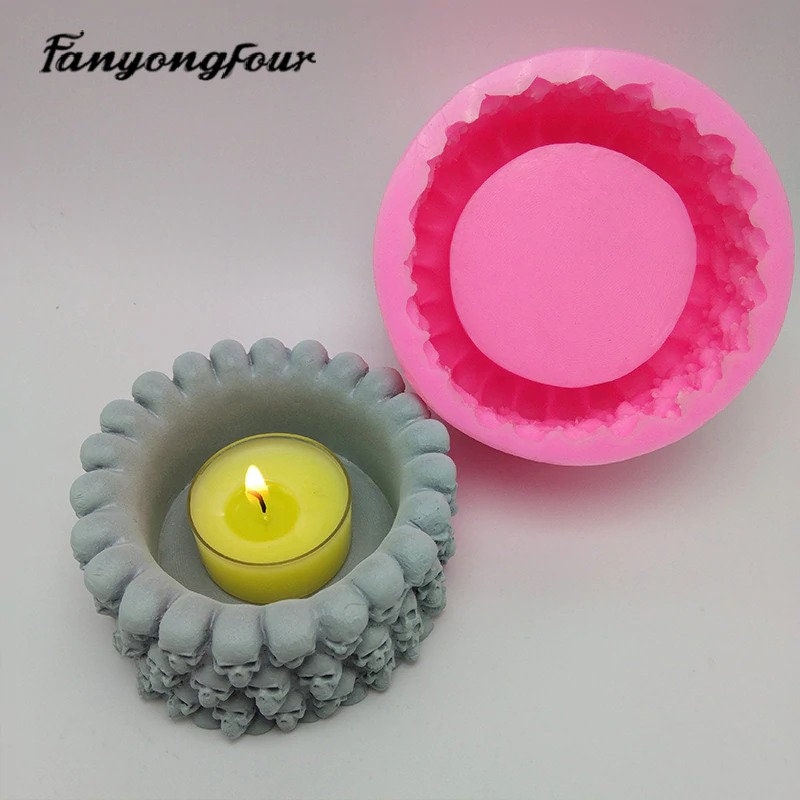 Skull Ashtray Concrete Silicone Mold Baking Mold Resin Gypsum Etsy