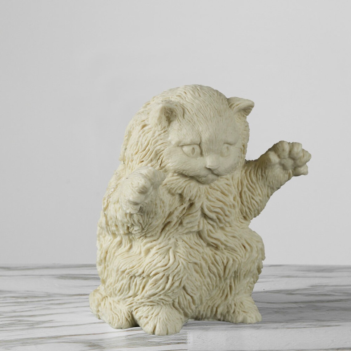 DW0046 Animal Silicone Mold Candle Soap molds Cute Fat Cat 3D Etsy 日本