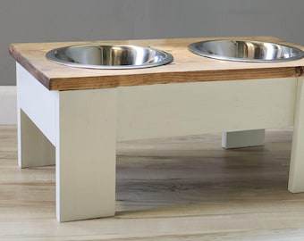 Raised Dog Bowl Stand Elevated Dog Bowl Pet Feeding Stand