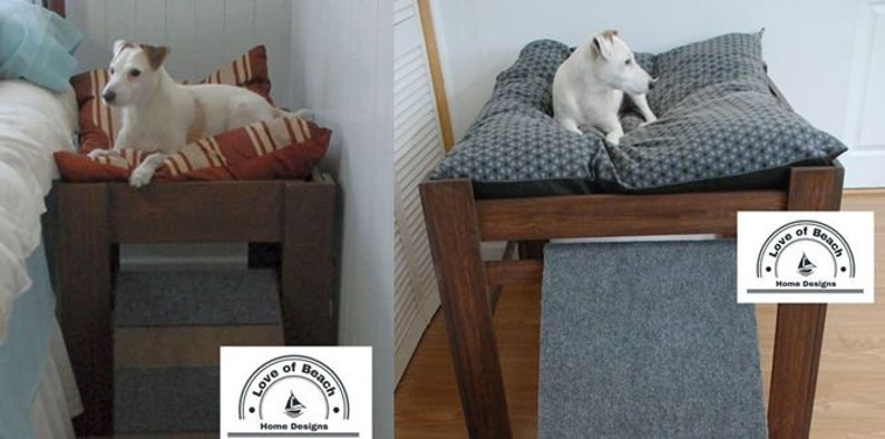 diy raised dog bed