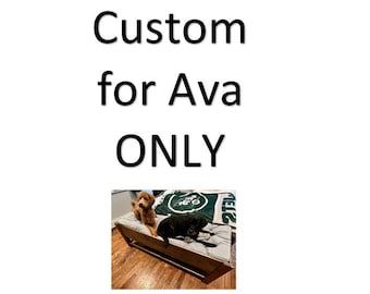 Custom for Ava ONLY- Unfinished Furniture--The "Buster"-The ORIGINAL!!  King Size dog bed platform, Dog bed extender for Your Dog Bed