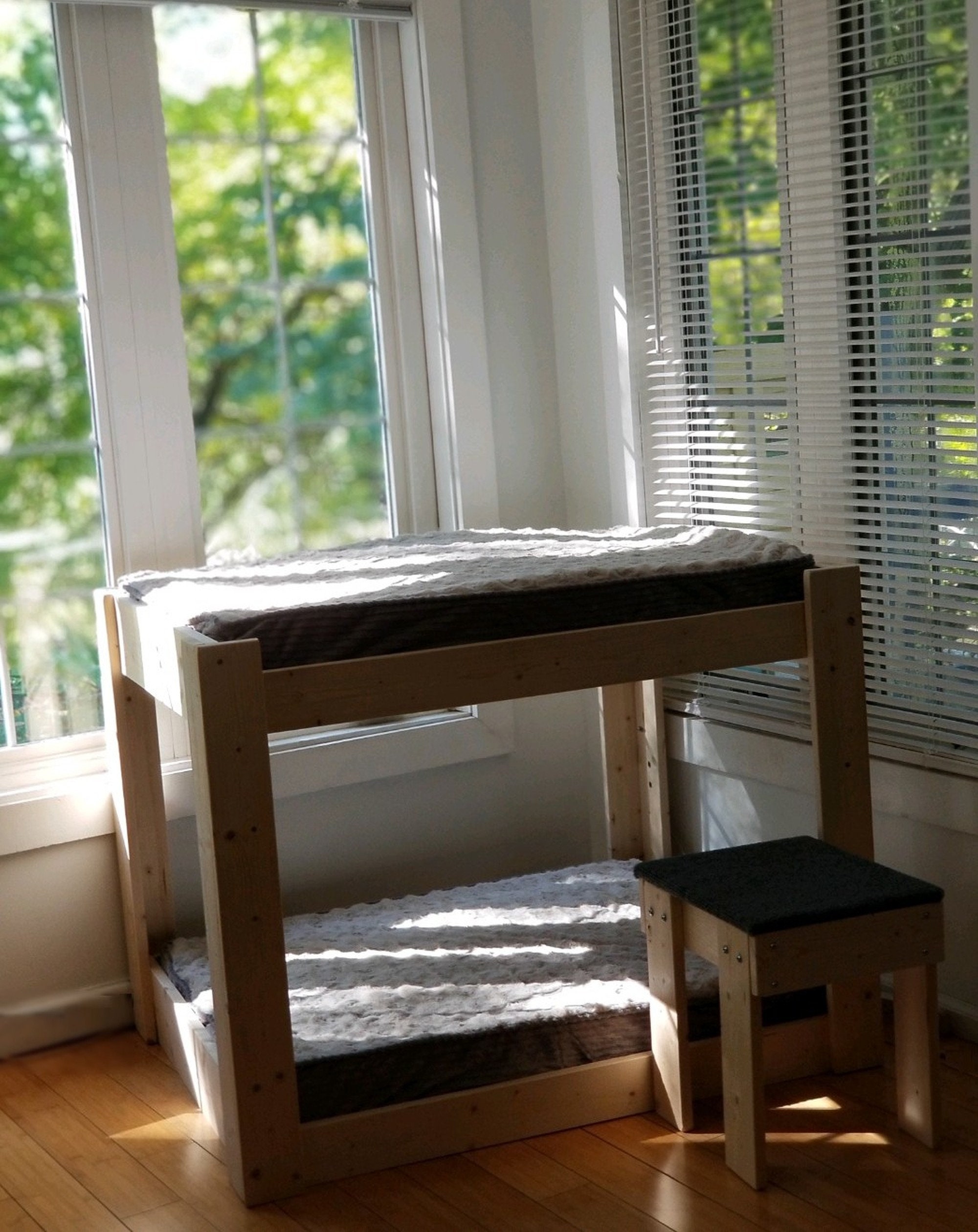 Elevated Dog Bed Platform With 2 Steps 32 High Large Dog Bunk Etsy