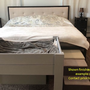 Unfinished Wood Dog Bed Platform to hold your own mattress Style:The RebelThe Original image 1