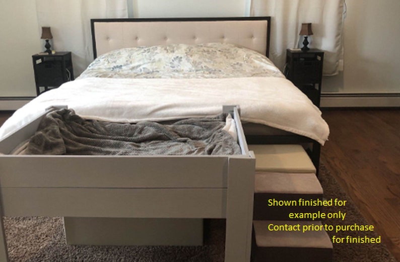 Unfinished Wood Dog Bed Platform to hold your own mattress Style:The RebelThe Original image 1