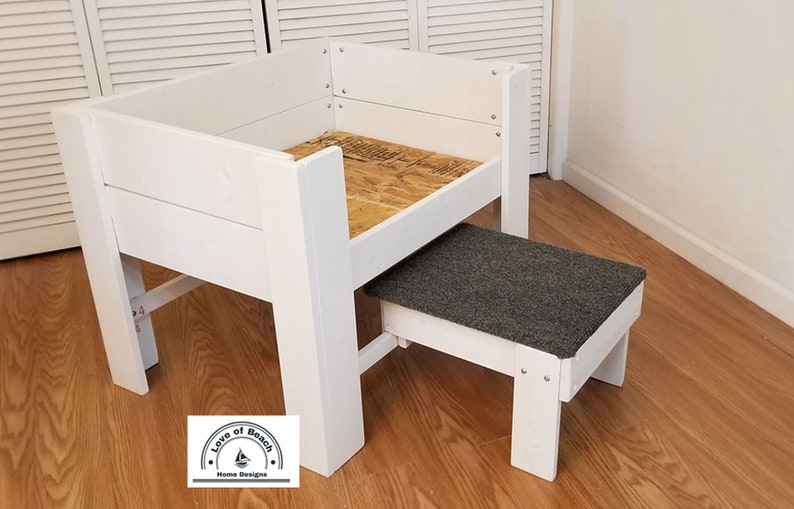 Unfinished Wood Dog Bed Platform to hold your own mattress Style:The RebelThe Original image 2