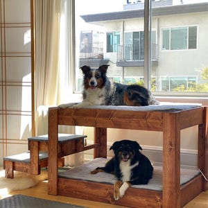 Dog Bed The ORIGINAL!!  Elevated Bunk Platform The &quot;Kirra&quot; Large Dog Bunk Bed for Your Dog Bed--Unfinished Furniture
