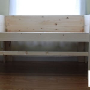 Unfinished Wood Dog Bed Platform to hold your own mattress Style:The RebelThe Original image 5