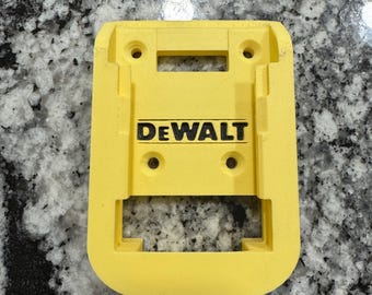 Battery Mounts for DeWalt 20V/60V Secure Wall or Under-Shelf Storage