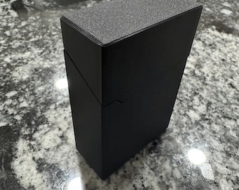 King Size Cigarette Case | 3D Printed Hard Pack Holder | Pocket Cigarette Storage Box | Durable Travel Case Snap-lock Lid