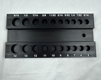 Harbor Freight Quinn 21 Piece Chrome Socket Set Bins Set 64537 SAE Metric