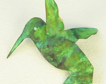 Copper Hummingbird (can be added to any fountain)