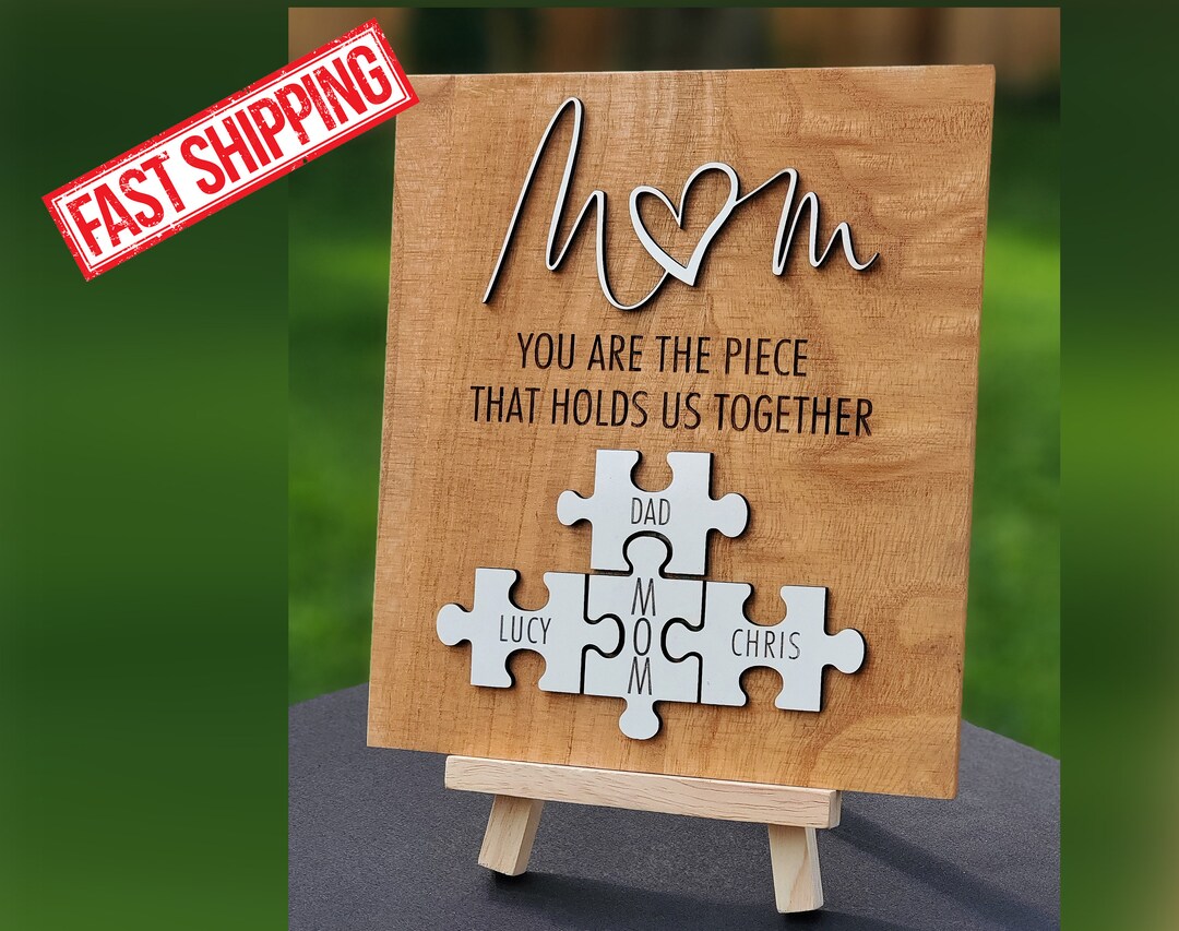 Personalized Mom Puzzle Sign, Custom Mother's Day Gift Etsy — free download