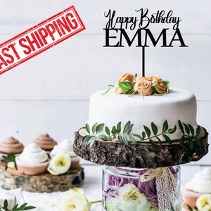 Cake Topper for Wedding, Birthday, all occasions, Graduation, Celebration, Personalized Design, same day shipping, Birthday Gift