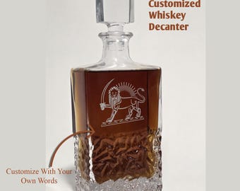 Personalized Decanter, Shiro Khorshid, Cultural Event, Persian Events Gift, Fast Shipping, US Seller