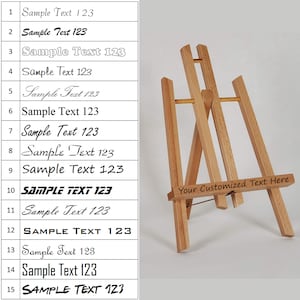 Personalized Easel for Photo Panels, Tabletop , Same Day Shipping, Birthday Gift, Mother&#39;s Day Gift, Painter Gift