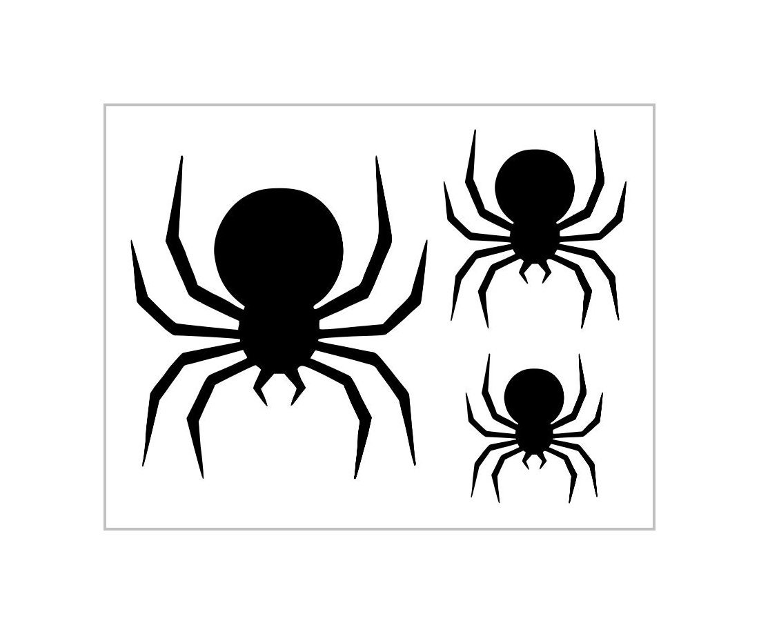 Black Widow Spider Stencils