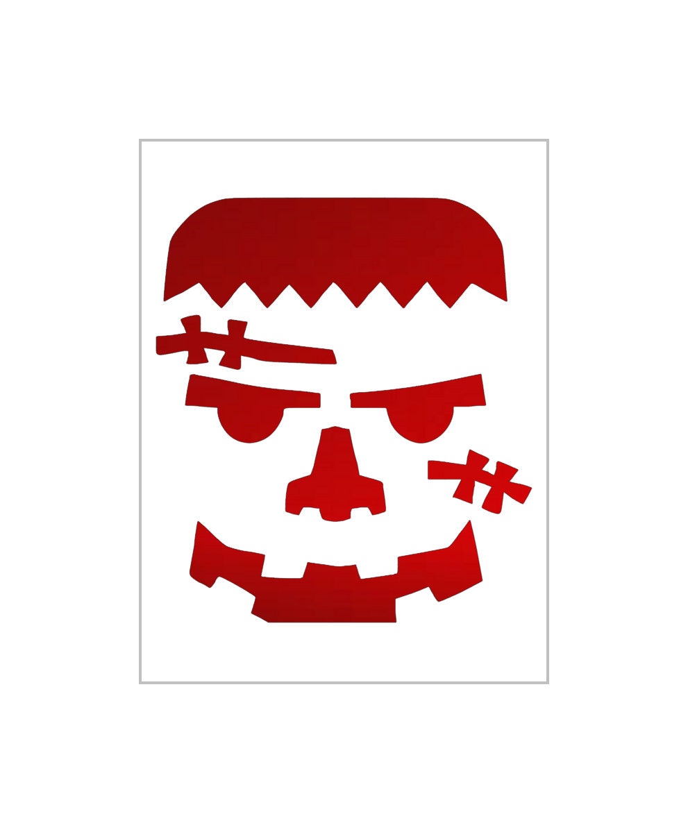 frankenstein-face-stencil-halloween-pumpkin-carving-reusable-sheet-s734-etsy