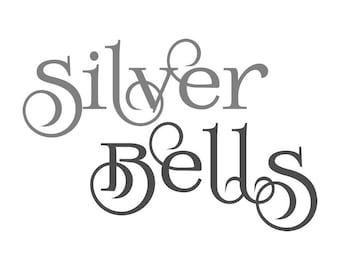 May include: A stylized logo with the text "Silver Bells" in a gray color.