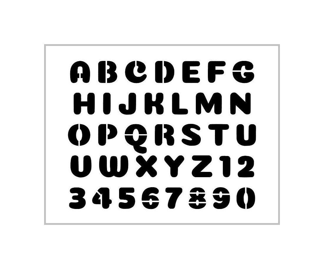 puffy-alphabet-stencil-1-inch-clouds-rounded-ends-font-set-letters-sheet-s579-etsy
