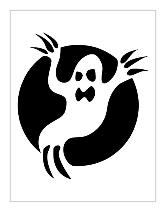 Scary Ghost Stencils