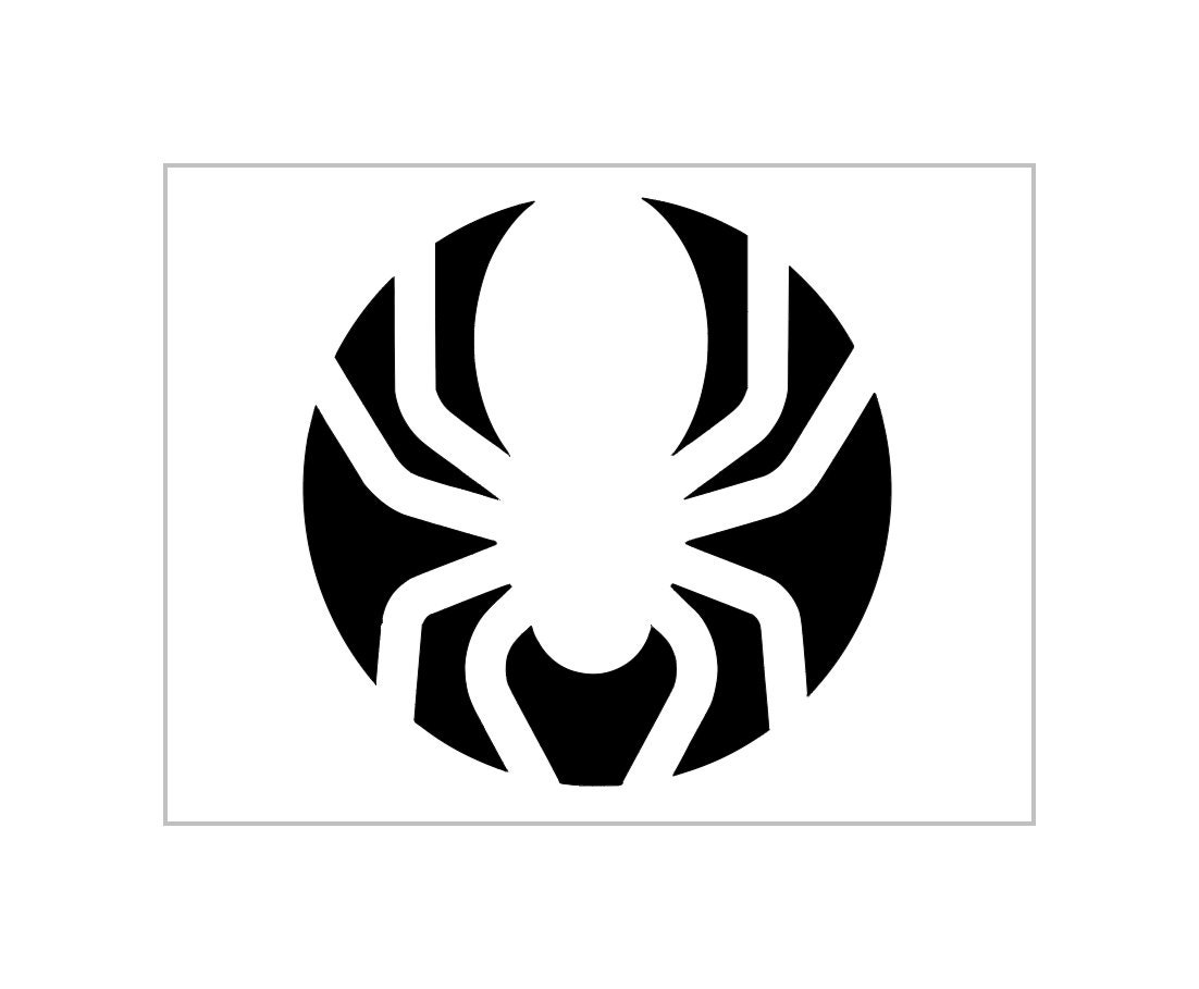 Spider Silhouette Stencil Halloween Pumpkin Carving Reusable Sheet S741 - Etsy